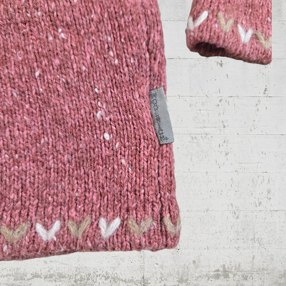 Woolrich Grenadine Mock Neck Wool Blend Quarter Zip Popover Sweater Size Large - Picture 3 of 8